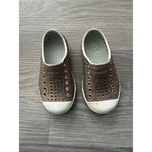 Native 6 Toddler Girl Glitter Jefferson Slip On Sneaker Shoes